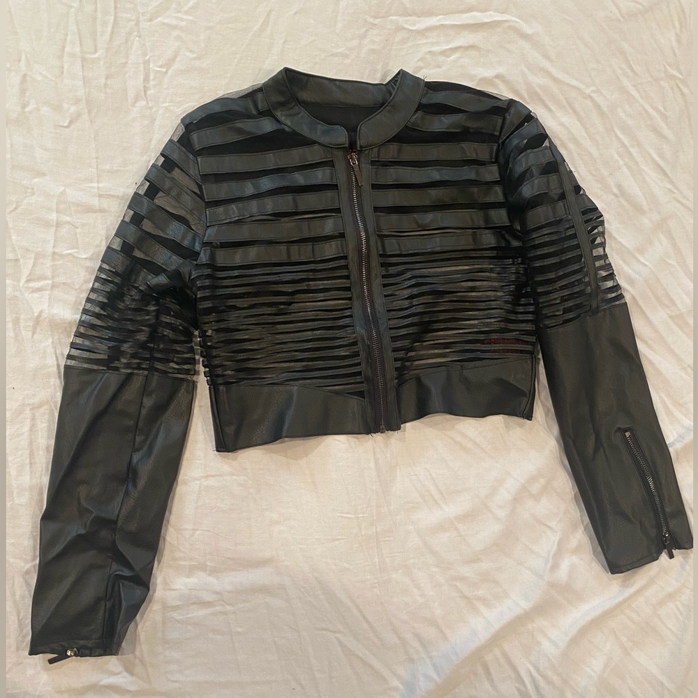 The cutest leather jacket